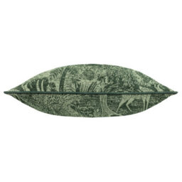 furn. Furn Winter Woods Jacquard Polyester Filled Cushion, Emerald, 50 X 50Cm - thumbnail 3
