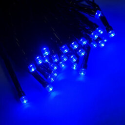 HSD 100 Led Blue & White String Lights (6.9M) - Battery Fairy Lights For Christmas, Weddings, And Home Decor - thumbnail 1