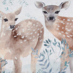 Evans Lichfield Winter Fawns Printed Cushion Cover - thumbnail 4