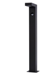 Lucide Texas-Ir Modern 60Cm Bollard Light Outdoor, Pir Sensor - Led - 1X7W 3000K - Ip54 - Anthracite - thumbnail 3