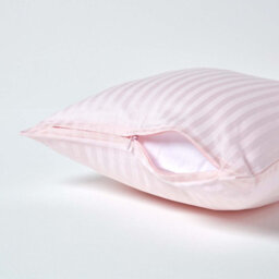 Homescapes Pink Continental Egyptian Cotton Pillowcase 330 Tc, 40 X 40 Cm - thumbnail 3
