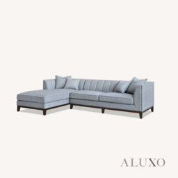 Aluxo Cooper Boucle Left Hand Corner Sofa Lhf 5 Seater Dolphin Grey Medium Firm - thumbnail 8