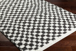 Livabliss Birmingham-Modern Black Grey Brown Checkered Soft Plush Pile Living Dining Bedroom Rug 160 X 213 Cm Easy Care, Non Shedding - thumbnail 6