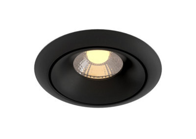 Luminosa Lighting Luminosa Yin Integrated Led Recessed Downlight Black - image 1