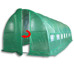 Crocodile Trading 8M X 3M (27' X 10' Approx) Pro+ Green Poly Tunnel - thumbnail 1