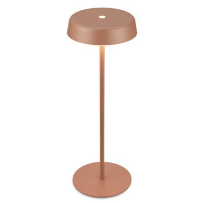 Briloner Led Table Lamp Rechargeable Light Dimmable Cordless Touch Ip44 Outdoor Coffee - image 1