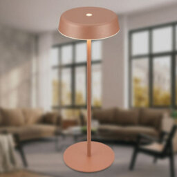 Briloner Led Table Lamp Rechargeable Light Dimmable Cordless Touch Ip44 Outdoor Coffee - thumbnail 2