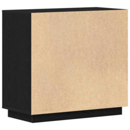 Berkfield Sideboard Black Oak 80X34X75 Cm Engineered Wood - thumbnail 8
