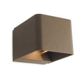 Luminosa Lighting Luminosa Wilson Outdoor Led Up Down Wall Light Brown 855Lm 3000K Ip65