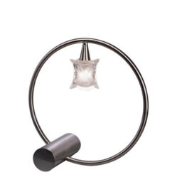 Luminosa Lighting Luminosa Rosa Del Desierto Table Lamp G9, Satin Nickel - thumbnail 1