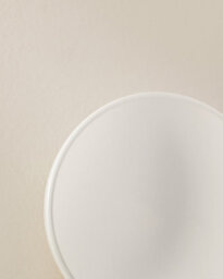 Cosmic Towel Hook, Coat Hook, Round Handle, Round Knob, White, Award-Winning Design, Geyser Collection - thumbnail 2