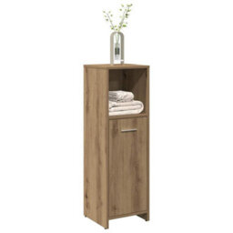 Walplus Bathroom Cabinet Artisan Oak 30X30X95 Cm Engineered Wood - thumbnail 3