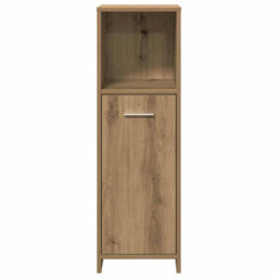 Walplus Bathroom Cabinet Artisan Oak 30X30X95 Cm Engineered Wood - thumbnail 5