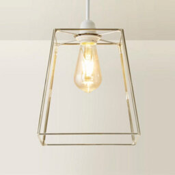 Valuelights Susie Glass Lantern Chrome Case Easy Fit Lamp Shade (D)18Cm - thumbnail 3