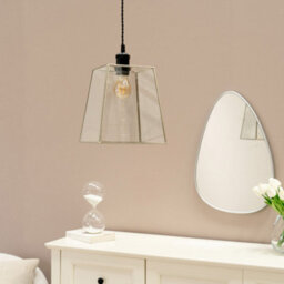 Valuelights Susie Glass Lantern Chrome Case Easy Fit Lamp Shade (D)18Cm - thumbnail 4
