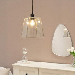 Valuelights Susie Glass Lantern Chrome Case Easy Fit Lamp Shade (D)18Cm - thumbnail 5