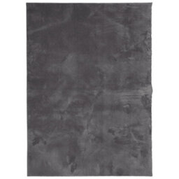 Walplus Rug Huarte Short Pile Soft And Washable Anthracite 160X230 Cm - thumbnail 2