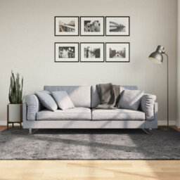 Walplus Rug Huarte Short Pile Soft And Washable Anthracite 160X230 Cm - thumbnail 1
