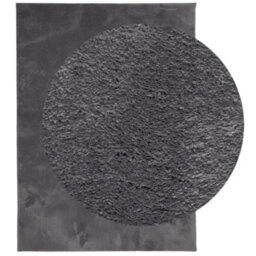 Walplus Rug Huarte Short Pile Soft And Washable Anthracite 160X230 Cm - thumbnail 3