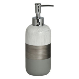 Showerdrape Luxe Grey/white Liquid Soap Dispenser - thumbnail 3