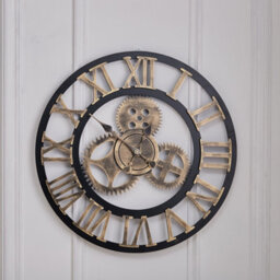 Living And Home Silent Large Wall Clock Roman Numbers For Kitchen Home Decoration 580mm