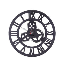 Living And Home Silent Large Wall Clock Roman Numbers For Kitchen Home Decoration 580mm - thumbnail 6