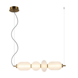 Luminosa Lighting Luminosa Nico Bar Pendant Ceiling Light Black, Gold 3000K Warm White - thumbnail 3