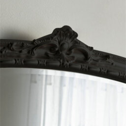 Yearn Overmantle Mirror Arched 127(W) X 89Cm(H) Black Victorian Mirror - thumbnail 2