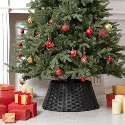 Vivo 56Cm Wicker Christmas Tree Skirt Base Rattan Basket Ideal For Trees Upto 7Ft Support - thumbnail 2