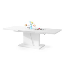 Heze Furniture Gala 2 In 1 Extending Coffee / Dining Table - White - thumbnail 8