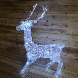 Samuel Alexander 1.03M Light Up Acrylic Christmas Reindeer Decoration With 1040 Warm White Leds - thumbnail 6