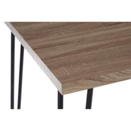 Orsina Wooden Top Borough Dining Table, Sleek Hairpin Legs Dining Table, Spacious Contemporary Table For Dining Room - thumbnail 4