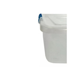 Set Of 10 Of 32L Clear Plastic Storage Boxes With Clip-On Lids Durable, Stackable And Ideal For Bulk Home Or Office Storage - thumbnail 5