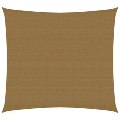 Berkfield Sunshade Sail 160 G/m2 Taupe 5X5 M Hdpe - image 1
