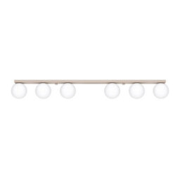 Sollux Lighting Yoli Steel/glass Taupe 6 Lights Minimalist Ceiling Lamps - thumbnail 1