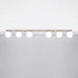 Sollux Lighting Yoli Steel/glass Taupe 6 Lights Minimalist Ceiling Lamps - thumbnail 2