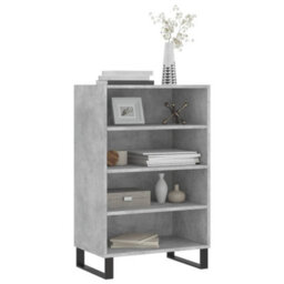 Berkfield Highboard Concrete Grey 57X35X90 Cm Engineered Wood - thumbnail 3