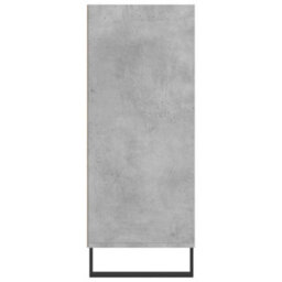Berkfield Highboard Concrete Grey 57X35X90 Cm Engineered Wood - thumbnail 5