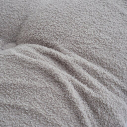 Living And Home Pearl Gray Bed Sofa Triangular Wedge-Shaped Teddy Velvet Headboard Pillow 180Cm X 20Cm X 50Cm - thumbnail 8