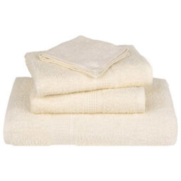 Berkfield Wash Towels 4 Pcs Frogn Cream 30X30 Cm 100% Cotton - thumbnail 4