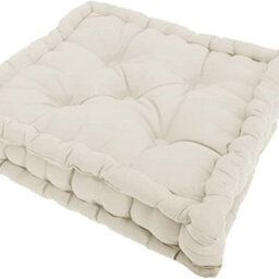 Homes & Linen Booster Seat Cushion Pad 100% Cotton Filling Thick Cushion Seat Pads Adults Chair Armchair Garden Black 45Cm X 45Cm + 10Cm Thickne