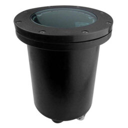 Luminosa Lighting Luminosa Tidian 1 Light Round Recessed Outdoor Ground Light Black Ip67, E27 - thumbnail 1