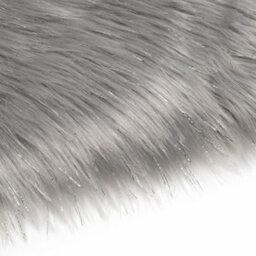 Living And Home Grey Heart Shape Super Soft Shaggy Floor Area Rug Kids Room Decor Seat Pad 40 X 50 Cm - thumbnail 4