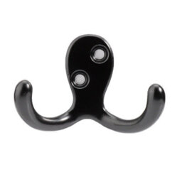 8 Pack Wall Hooks For Hanging, Sturdy Double, Claw Metal Wall Mounting In Living Room, Bathroom, For Bags, Scarves, Towels - thumbnail 4