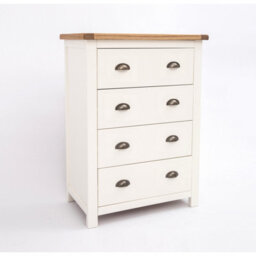 Cabinet Bits Lovere 4 Drawer Chest Of Drawers Brass Cup Handle - thumbnail 2