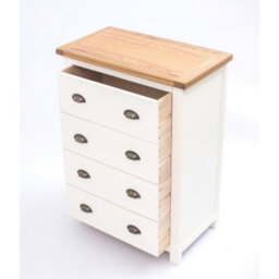 Cabinet Bits Lovere 4 Drawer Chest Of Drawers Brass Cup Handle - thumbnail 4