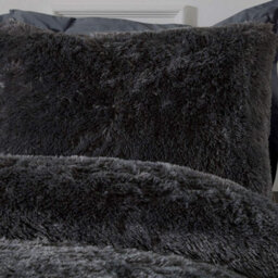 Smart Living Luxury Long Pile Faux Fur Duvet Cover With Pillowcases - thumbnail 2