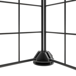 Walplus 28-Panel Pet Cage With Door Black 35X35 Cm Steel - thumbnail 3