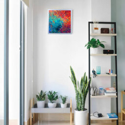 "AK Frames Sleek 11X11"" Silver Thin Modern Picture Frame - Slim And Design For Posters, Prints And Photos - Elegant Wall Frame Decor" - thumbnail 4