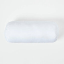 "Homescapes Super Microfibre Bolster Cushion Pad Insert 30 X 18 Cm (12 X 7"") Hypoallergenic Synthetic Cushion Inner"